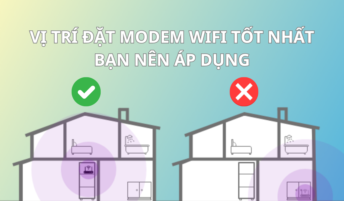 8 Cách Tăng Tốc WiFi Tại Nhà Bạn Nên Biết 3 Vi Tri Dat Modem Wifi Phu Hop