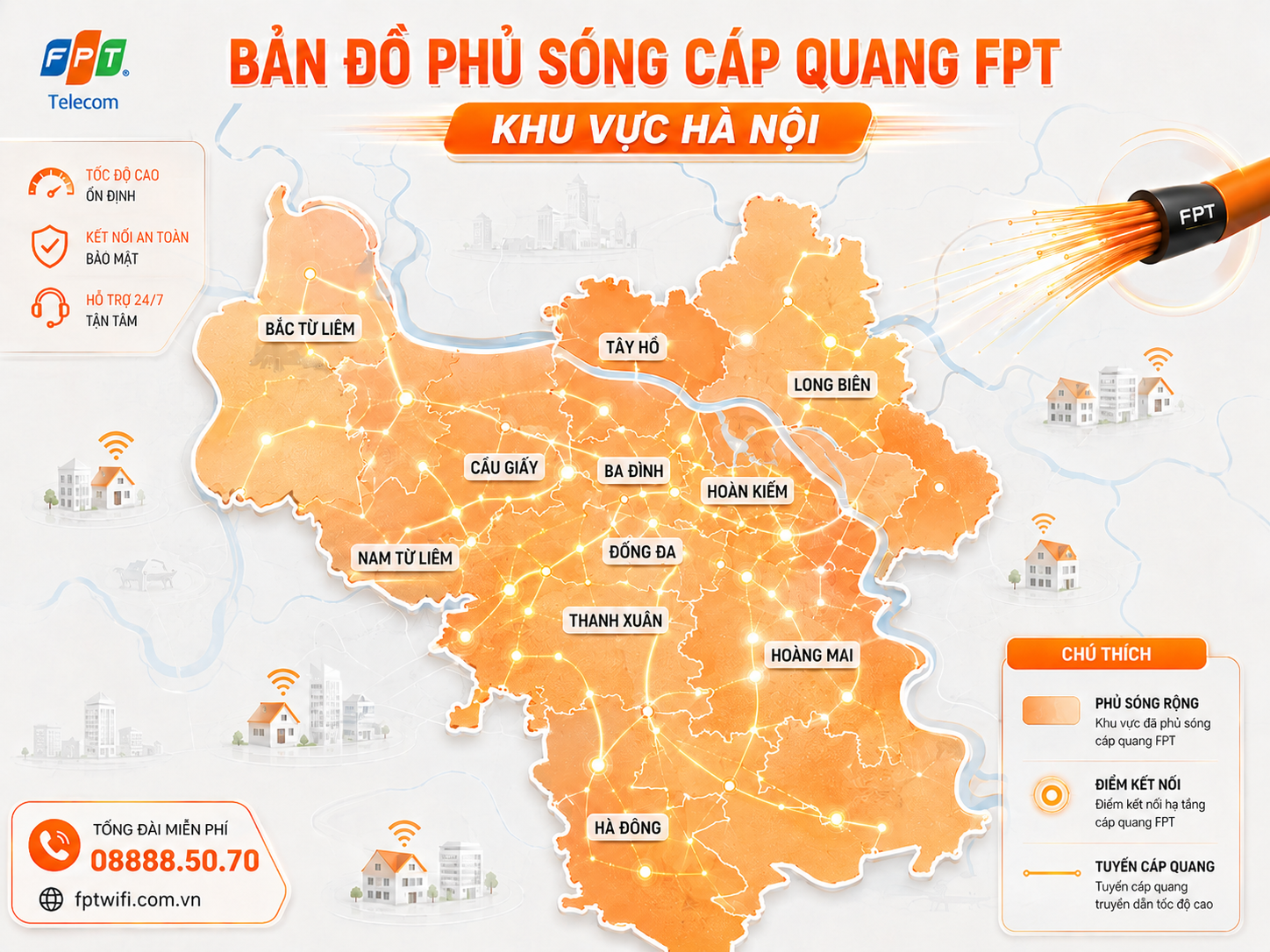 Hạ Tầng Cáp Quang Fpt Hà Nội