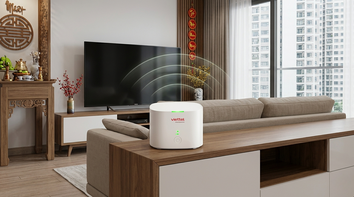 Ở Hồ Chí Minh Nên Lắp Mạng Nào? So Sánh FPT, Viettel & VNPT Để Chọn Đúng Ngay Lần Đầu 3 Modem Wifi Mesh 6 Của Viettel